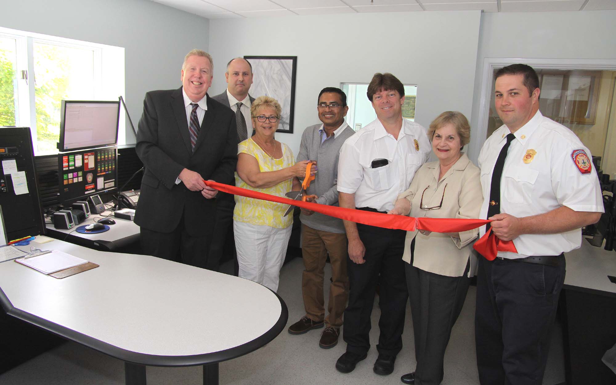 Seabrook Fire Department Dispatch Center Ribbon Cutting The Town of